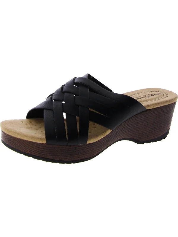 Women's Sandals with a Glitter - Coated Strap in Gold for a Sparkly Summer OutfitRosanna Womens Faux Leather Slip Reistant Wedge Sandals Women's Sandals with a Glitter - Coated Strap in Gold for a Sparkly Summer OutfitRosanna Womens Faux Leather Slip Reistant Wedge Sandals