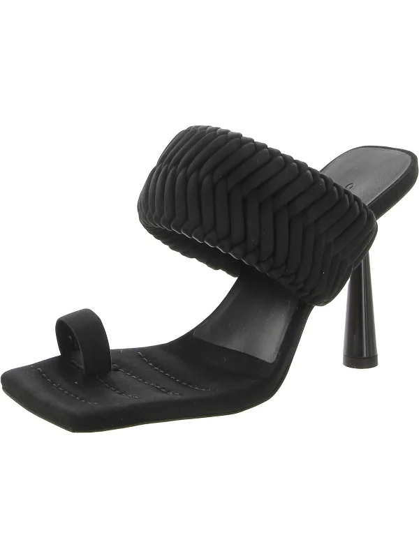 Plus Size Women's Wide - Width Platform Sandals in Black for Added Comfort and HeightRosie 1 Raso Womens Satin Braided Slide Sandals Plus Size Women's Wide - Width Platform Sandals in Black for Added Comfort and HeightRosie 1 Raso Womens Satin Braided Slide Sandals