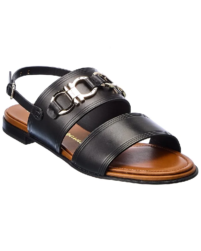 Women's Leather - Strapped Sandals with a Braided Detail in Brown for a Rustic AppealSalvatore Ferragamo Chaim 10 Leather Sandal Women's Leather - Strapped Sandals with a Braided Detail in Brown for a Rustic AppealSalvatore Ferragamo Chaim 10 Leather Sandal