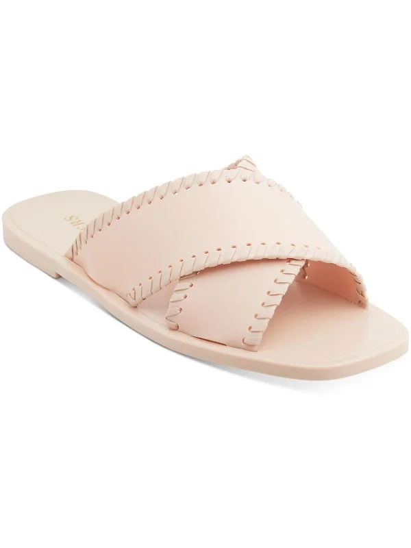 Plus Size Women's Wide - Width Platform Sandals in Black for Added Comfort and HeightSLOAN X BAND Womens Open Toe Slip On Flatform Sandals Plus Size Women's Wide - Width Platform Sandals in Black for Added Comfort and HeightSLOAN X BAND Womens Open Toe Slip On Flatform Sandals
