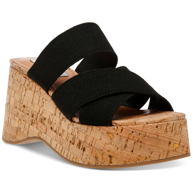 Anti - Slip Women's Sandals with a Grooved Sole in Green for Outdoor AdventuresSteve Madden Womens Deo Wedge Slip On Platform Sandals Anti - Slip Women's Sandals with a Grooved Sole in Green for Outdoor AdventuresSteve Madden Womens Deo Wedge Slip On Platform Sandals