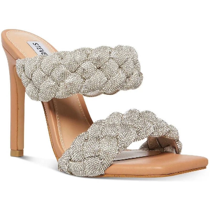 Women's Sandals with a Floral - Printed Upper in Pink for a Feminine Spring LookSteve Madden Womens Kenley Rhinestone Dress Sandals Women's Sandals with a Floral - Printed Upper in Pink for a Feminine Spring LookSteve Madden Womens Kenley Rhinestone Dress Sandals