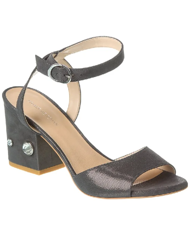 Sustainable Women's Recycled Material Sandals in Beige for Eco - Conscious ShoppersStuart Weitzman Allshine 75 Suede Block Sandal Sustainable Women's Recycled Material Sandals in Beige for Eco - Conscious ShoppersStuart Weitzman Allshine 75 Suede Block Sandal