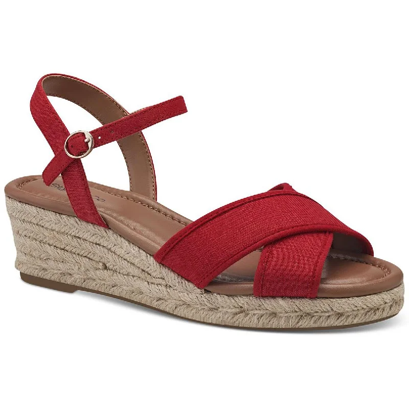 Anti - Slip Women's Sandals with a Grooved Sole in Green for Outdoor AdventuresStyle & Co. Womens Leahh Canvas Metallic Espadrilles Anti - Slip Women's Sandals with a Grooved Sole in Green for Outdoor AdventuresStyle & Co. Womens Leahh Canvas Metallic Espadrilles
