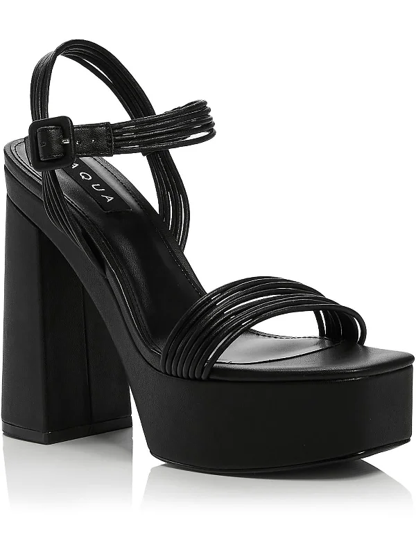 Women's Leather - Strapped Sandals with a Braided Detail in Brown for a Rustic AppealSWEET Womens Faux Leather Square toe Block Heel Women's Leather - Strapped Sandals with a Braided Detail in Brown for a Rustic AppealSWEET Womens Faux Leather Square toe Block Heel