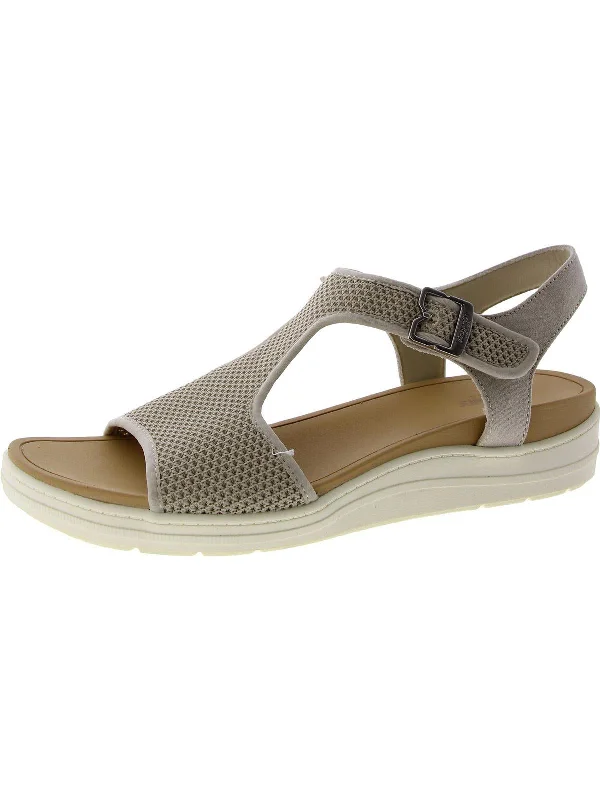Child - Friendly Women's Sandals with a Secure Buckle in Purple for Moms on the GoTime Off Sun Womens Faux Suede Comfort Wedge Sandals Child - Friendly Women's Sandals with a Secure Buckle in Purple for Moms on the GoTime Off Sun Womens Faux Suede Comfort Wedge Sandals