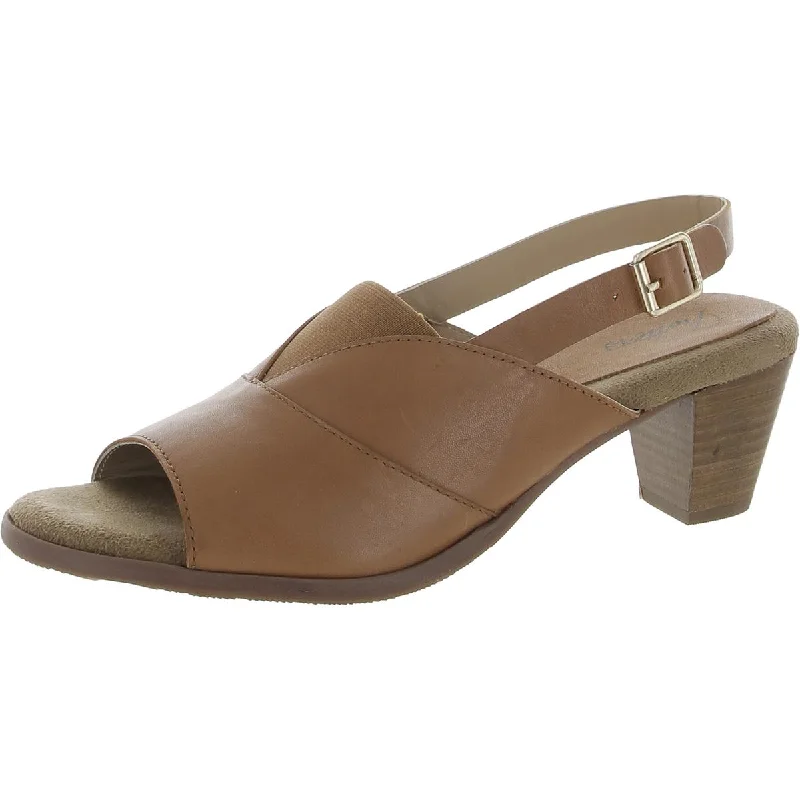 Anti - Slip Women's Sandals with a Grooved Sole in Green for Outdoor AdventuresTrotters Womens Mavis Leather Slingback Heel Sandals Anti - Slip Women's Sandals with a Grooved Sole in Green for Outdoor AdventuresTrotters Womens Mavis Leather Slingback Heel Sandals