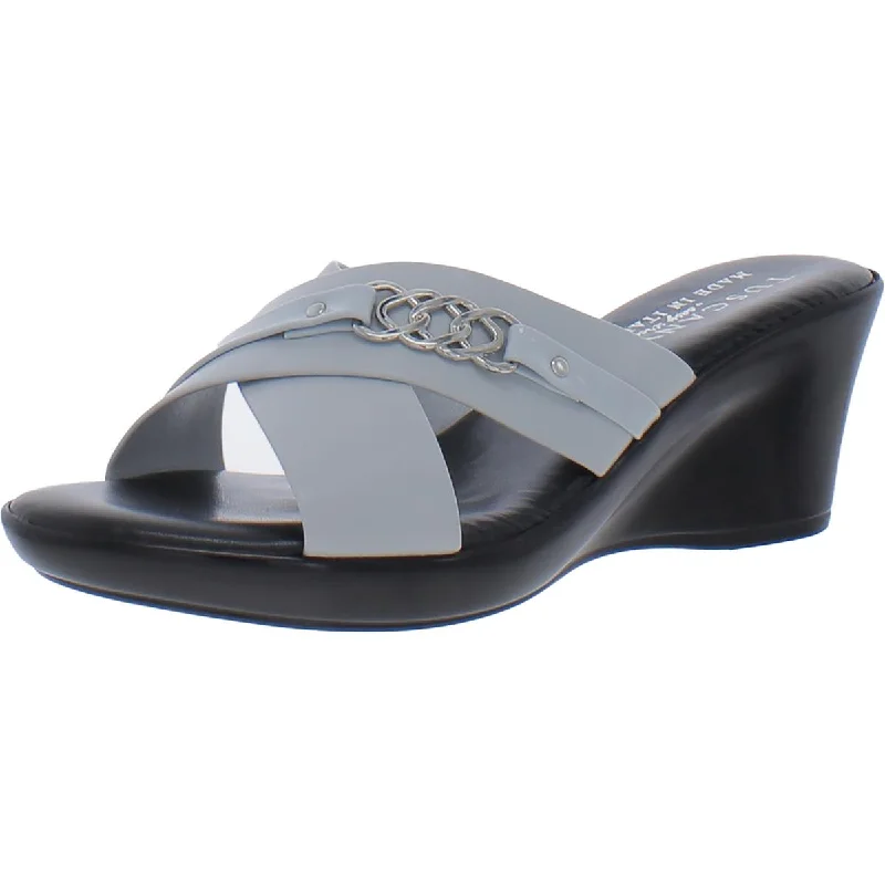 Orthopedic Women's Sandals with Arch Support in Gray for Foot HealthTuscany By Easy Street Womens Maggia Faux Leather Embellished Slide Sandals Orthopedic Women's Sandals with Arch Support in Gray for Foot HealthTuscany By Easy Street Womens Maggia Faux Leather Embellished Slide Sandals