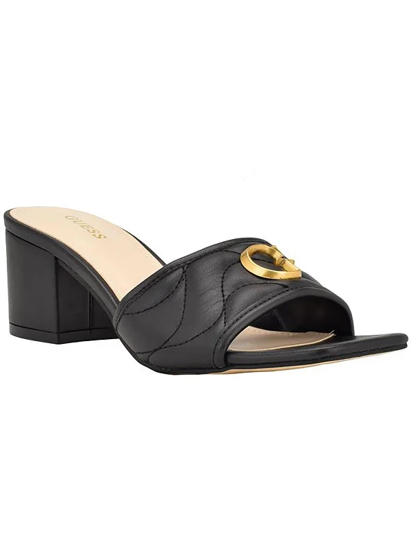 Women's Cork - Soled Espadrille Sandals with a Rope - Trimmed Upper in Navy for a Summer VibeULLIY Womens Faux Leather Mule Sandals Women's Cork - Soled Espadrille Sandals with a Rope - Trimmed Upper in Navy for a Summer VibeULLIY Womens Faux Leather Mule Sandals