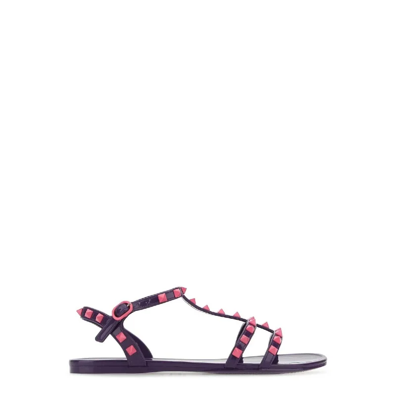 Women's Leather - Strapped Sandals with a Braided Detail in Brown for a Rustic AppealValentino Garavani Rockstud Ankle Strap Sandals Women's Leather - Strapped Sandals with a Braided Detail in Brown for a Rustic AppealValentino Garavani Rockstud Ankle Strap Sandals
