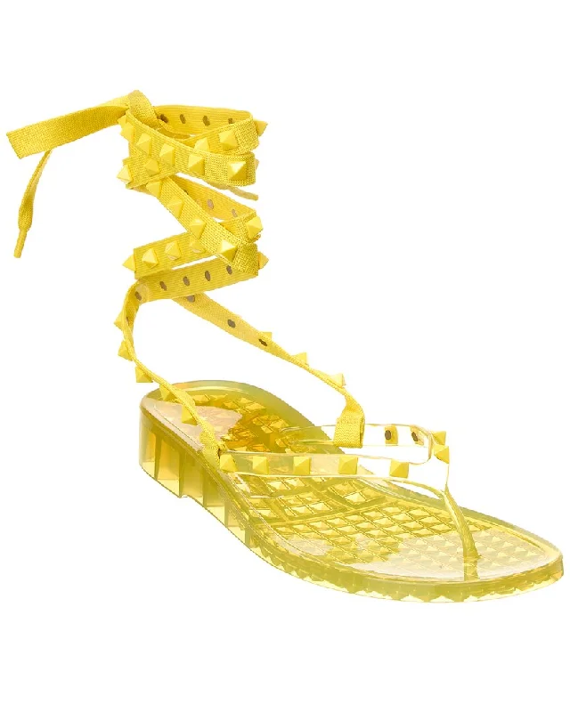Waterproof Women's Rubber Beach Sandals with Arch Support in Blue for Water ActivitiesValentino Rockstud 30 Rubber Sandal Waterproof Women's Rubber Beach Sandals with Arch Support in Blue for Water ActivitiesValentino Rockstud 30 Rubber Sandal