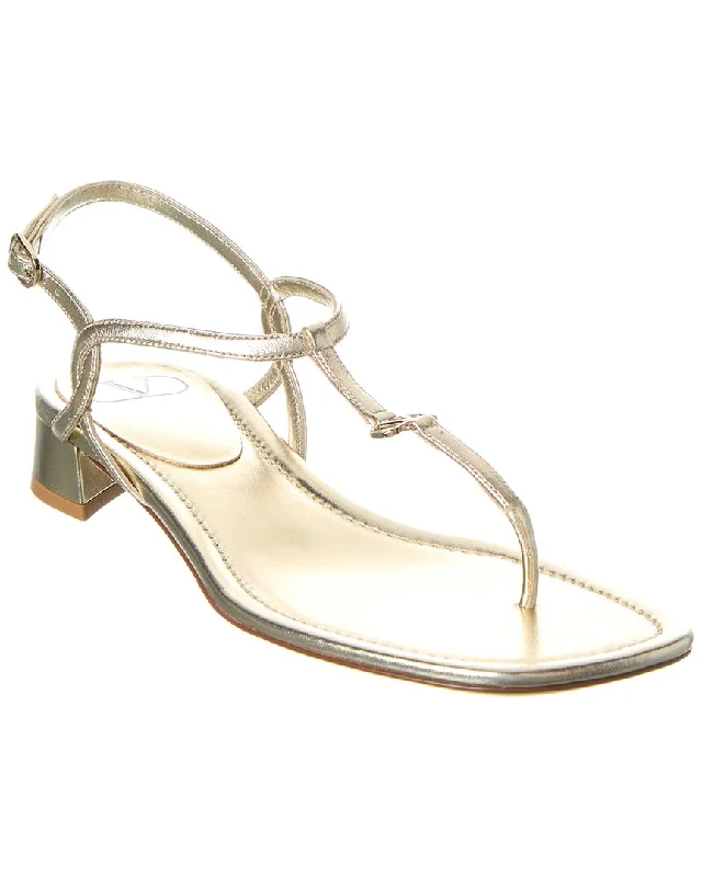 Women's Leather - Strapped Sandals with a Braided Detail in Brown for a Rustic AppealValentino VLogo Leather Sandal Women's Leather - Strapped Sandals with a Braided Detail in Brown for a Rustic AppealValentino VLogo Leather Sandal