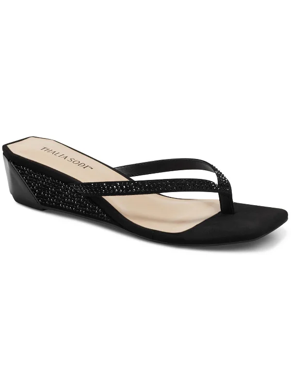Women's Cork - Soled Espadrille Sandals with a Rope - Trimmed Upper in Navy for a Summer VibeVerra Womens Faux Suede Square Toe Wedge Sandals Women's Cork - Soled Espadrille Sandals with a Rope - Trimmed Upper in Navy for a Summer VibeVerra Womens Faux Suede Square Toe Wedge Sandals