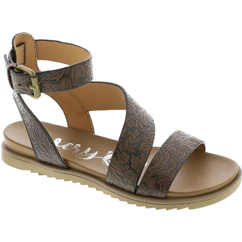 Anti - Slip Women's Sandals with a Grooved Sole in Green for Outdoor AdventuresVery G Womens Belinda Floral Print Ankle Strap Anti - Slip Women's Sandals with a Grooved Sole in Green for Outdoor AdventuresVery G Womens Belinda Floral Print Ankle Strap