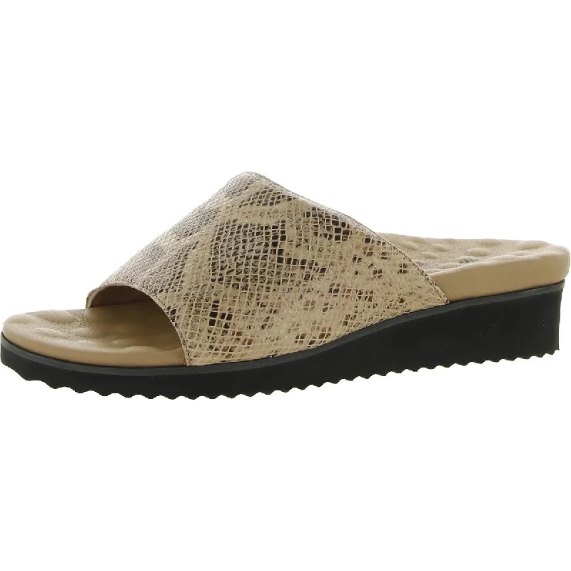 Women's Sandals with a Floral - Printed Upper in Pink for a Feminine Spring LookWalking Cradles Womens Heston Leather Slip On Wedge Sandals Women's Sandals with a Floral - Printed Upper in Pink for a Feminine Spring LookWalking Cradles Womens Heston Leather Slip On Wedge Sandals