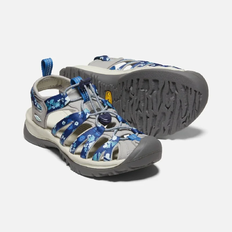 Women's Cork - Soled Espadrille Sandals with a Rope - Trimmed Upper in Navy for a Summer VibeWhisper Hybrid Water Sandal In Floral/vapor Women's Cork - Soled Espadrille Sandals with a Rope - Trimmed Upper in Navy for a Summer VibeWhisper Hybrid Water Sandal In Floral/vapor