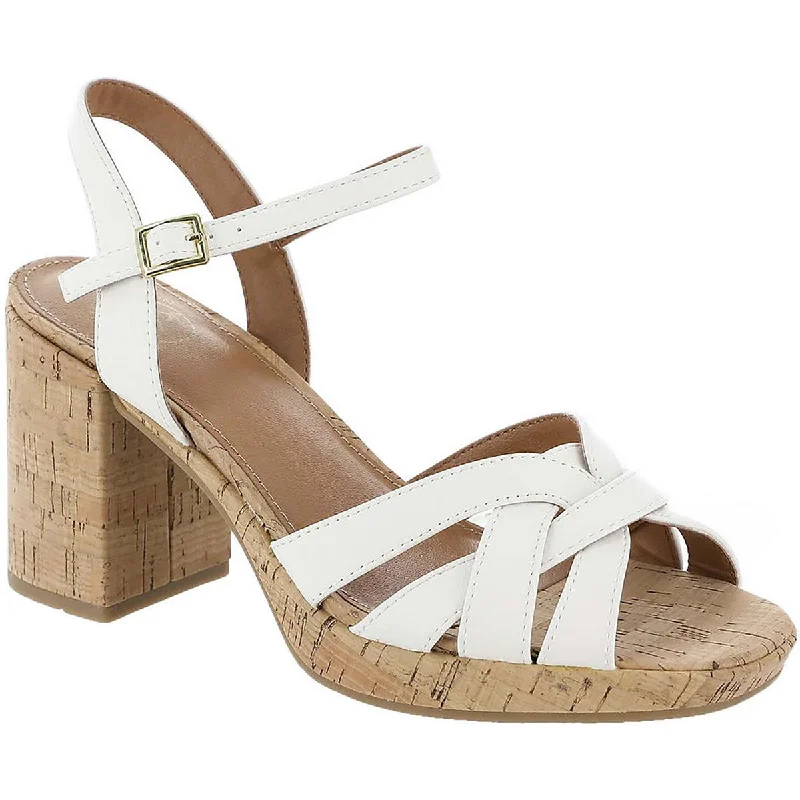 Women's Sandals with a Glitter - Coated Strap in Gold for a Sparkly Summer OutfitWhite Mountain Womens Dubonnet Faux Leather Ankle Block Heel Women's Sandals with a Glitter - Coated Strap in Gold for a Sparkly Summer OutfitWhite Mountain Womens Dubonnet Faux Leather Ankle Block Heel