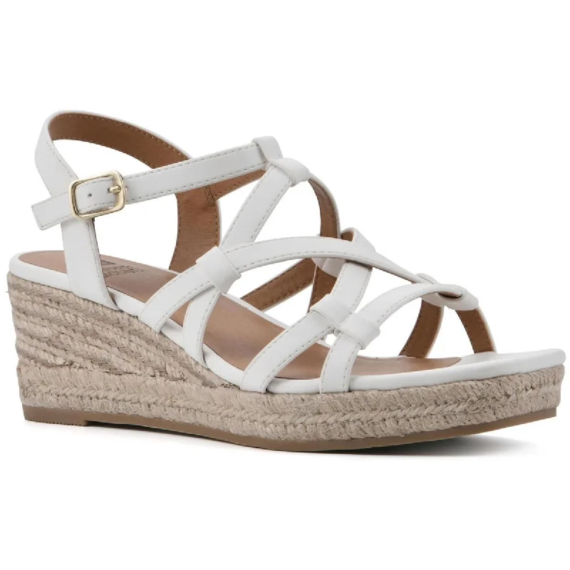 Lightweight Women's Mesh - Paneled Sandals in Yellow for BreathabilityWhite Mountain Womens SWAYZE Faux Leather Casual Strappy Sandals Lightweight Women's Mesh - Paneled Sandals in Yellow for BreathabilityWhite Mountain Womens SWAYZE Faux Leather Casual Strappy Sandals