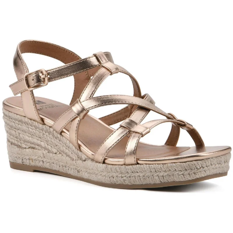 Anti - Slip Women's Sandals with a Grooved Sole in Green for Outdoor AdventuresWhite Mountain Womens Swayze Gladiator Square Open Toe Espadrilles Anti - Slip Women's Sandals with a Grooved Sole in Green for Outdoor AdventuresWhite Mountain Womens Swayze Gladiator Square Open Toe Espadrilles