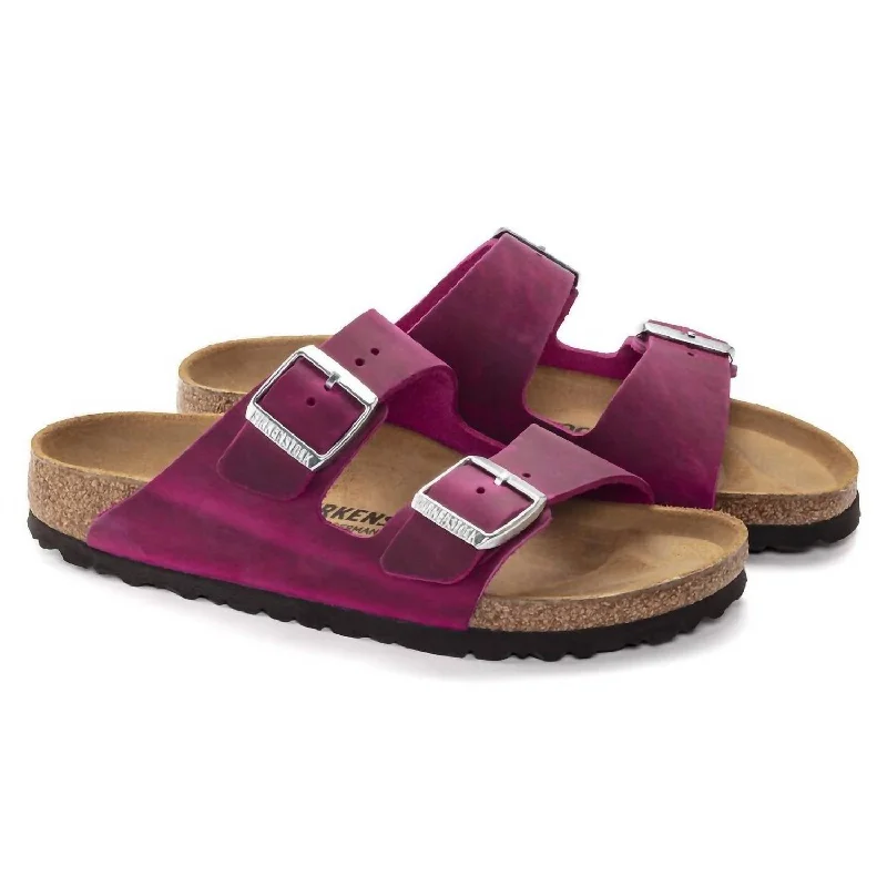 Women's Sandals with a Glitter - Coated Strap in Gold for a Sparkly Summer OutfitWomen's Arizona Oiled Leather Sandal In Festival Fuchsia Women's Sandals with a Glitter - Coated Strap in Gold for a Sparkly Summer OutfitWomen's Arizona Oiled Leather Sandal In Festival Fuchsia