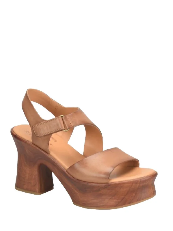 Women's Ankle - Strap Sandals with a Block Heel in Red for a Sophisticated StyleWomen's Cantal Platform Sandals In Brown Women's Ankle - Strap Sandals with a Block Heel in Red for a Sophisticated StyleWomen's Cantal Platform Sandals In Brown