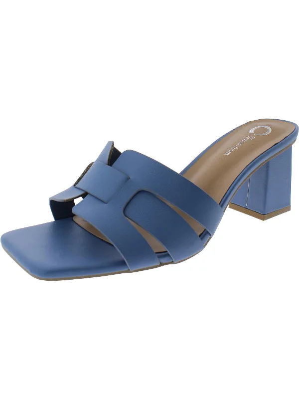 Waterproof Women's Rubber Beach Sandals with Arch Support in Blue for Water ActivitiesWomens Faux Leather Mule Sandals Waterproof Women's Rubber Beach Sandals with Arch Support in Blue for Water ActivitiesWomens Faux Leather Mule Sandals