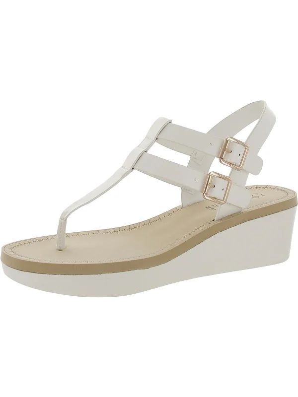 Women's Leather - Strapped Sandals with a Braided Detail in Brown for a Rustic AppealWomens Faux Leather Round Toe Wedge Sandals Women's Leather - Strapped Sandals with a Braided Detail in Brown for a Rustic AppealWomens Faux Leather Round Toe Wedge Sandals
