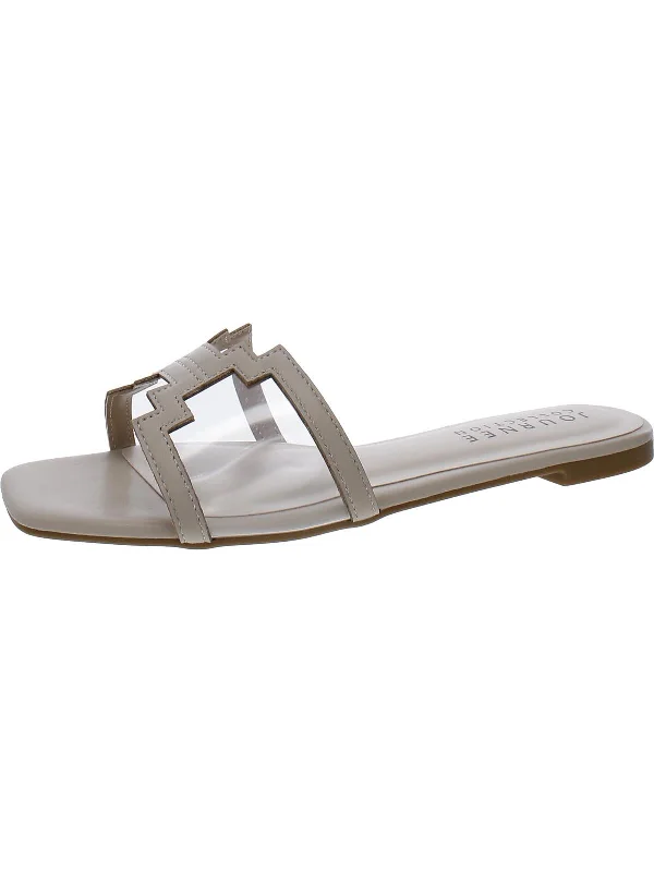Elastic - Strap Women's Sandals with a Padded Toe in Teal for Easy On - and - OffWomens Faux Leather Slide Sandals Elastic - Strap Women's Sandals with a Padded Toe in Teal for Easy On - and - OffWomens Faux Leather Slide Sandals