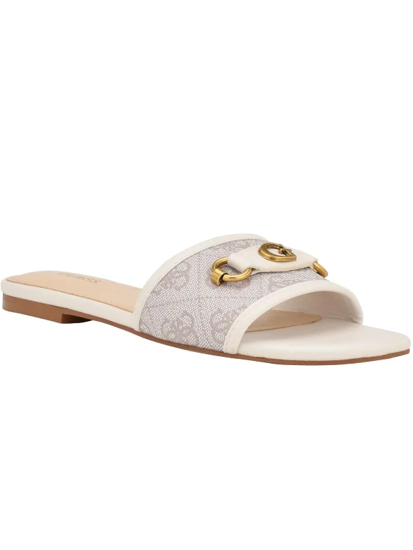 Women's Sandals with a Wedge Heel and a Tassel Detail in Orange for a Trendy LookWomens Faux Leather Slip On Slide Sandals Women's Sandals with a Wedge Heel and a Tassel Detail in Orange for a Trendy LookWomens Faux Leather Slip On Slide Sandals