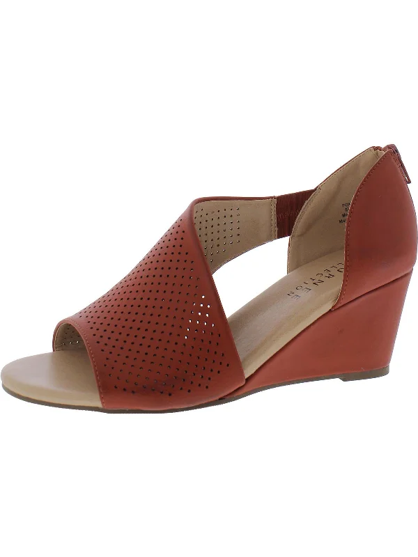 Sustainable Women's Recycled Material Sandals in Beige for Eco - Conscious ShoppersWomens Faux Leather Wedge Sandals Sustainable Women's Recycled Material Sandals in Beige for Eco - Conscious ShoppersWomens Faux Leather Wedge Sandals