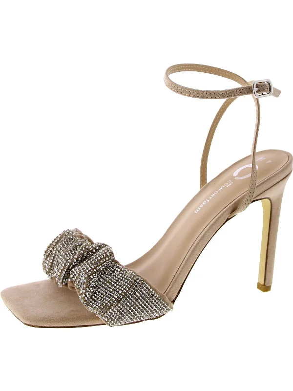 Women's Leather - Strapped Sandals with a Braided Detail in Brown for a Rustic AppealWomens Faux Suede Embellished Heels Women's Leather - Strapped Sandals with a Braided Detail in Brown for a Rustic AppealWomens Faux Suede Embellished Heels