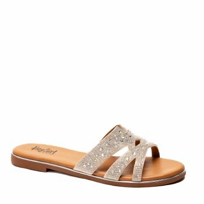 Lightweight Women's Mesh - Paneled Sandals in Yellow for BreathabilityWomen's Flair Flat Sandals In Clear Crystal Lightweight Women's Mesh - Paneled Sandals in Yellow for BreathabilityWomen's Flair Flat Sandals In Clear Crystal