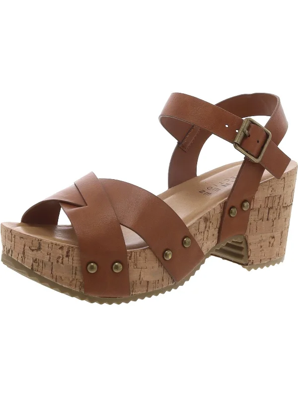 Women's Sandals with a Glitter - Coated Strap in Gold for a Sparkly Summer OutfitWomens Leather Block Heel Ankle Strap Women's Sandals with a Glitter - Coated Strap in Gold for a Sparkly Summer OutfitWomens Leather Block Heel Ankle Strap
