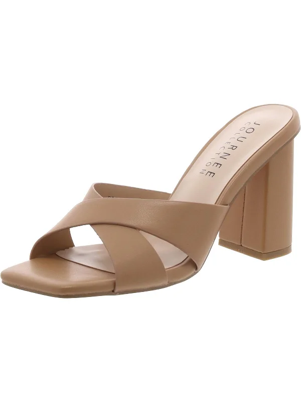 Women's Flat Slide Sandals with a Memory Foam Insole in White for All - Day ComfortWomens Leather Block Heel Slide Sandals Women's Flat Slide Sandals with a Memory Foam Insole in White for All - Day ComfortWomens Leather Block Heel Slide Sandals