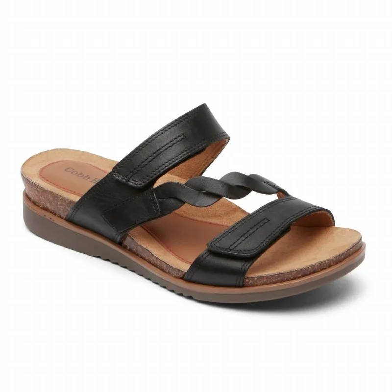 Anti - Slip Women's Sandals with a Grooved Sole in Green for Outdoor AdventuresWomen's May Asymmetrical Slide Sandal In Black Anti - Slip Women's Sandals with a Grooved Sole in Green for Outdoor AdventuresWomen's May Asymmetrical Slide Sandal In Black