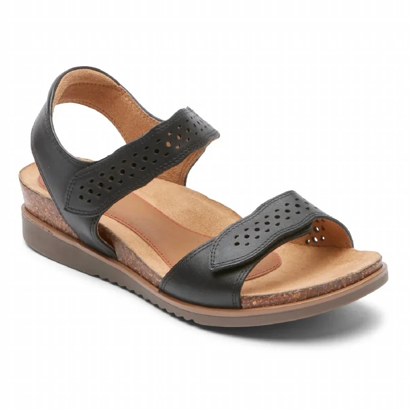 Orthopedic Women's Sandals with Arch Support in Gray for Foot HealthWomen's May Wave Strap Sandal In Black Orthopedic Women's Sandals with Arch Support in Gray for Foot HealthWomen's May Wave Strap Sandal In Black