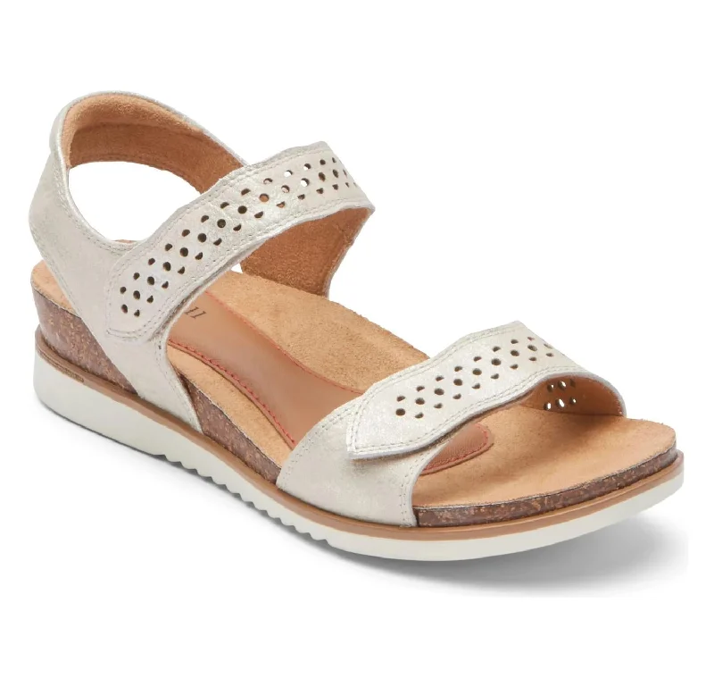 Lightweight Women's Mesh - Paneled Sandals in Yellow for BreathabilityWomen's May Wave Strap Sandal In White Lightweight Women's Mesh - Paneled Sandals in Yellow for BreathabilityWomen's May Wave Strap Sandal In White