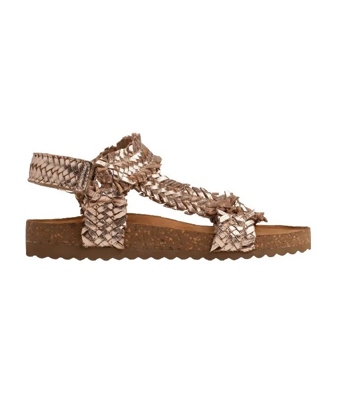 Child - Friendly Women's Sandals with a Secure Buckle in Purple for Moms on the GoWomen's River Dance Woven Sandal In Champagne Child - Friendly Women's Sandals with a Secure Buckle in Purple for Moms on the GoWomen's River Dance Woven Sandal In Champagne