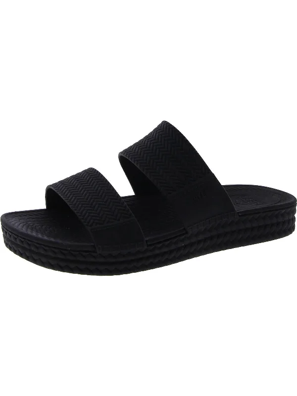 Child - Friendly Women's Sandals with a Secure Buckle in Purple for Moms on the GoWomens Slip On Open Toe Slide Sandals Child - Friendly Women's Sandals with a Secure Buckle in Purple for Moms on the GoWomens Slip On Open Toe Slide Sandals