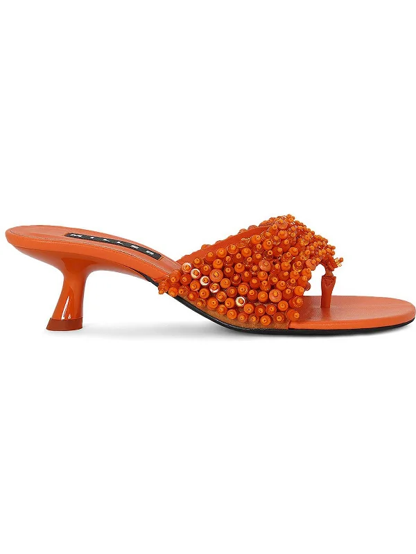 Women's Sandals with a Wedge Heel and a Tassel Detail in Orange for a Trendy LookWomens Thong Open Toe Sandals Women's Sandals with a Wedge Heel and a Tassel Detail in Orange for a Trendy LookWomens Thong Open Toe Sandals