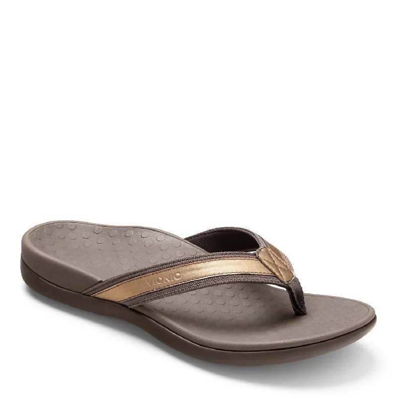 Anti - Slip Women's Sandals with a Grooved Sole in Green for Outdoor AdventuresWomen's Tide Ii Sandal - Medium Width In Bronze Metallic Anti - Slip Women's Sandals with a Grooved Sole in Green for Outdoor AdventuresWomen's Tide Ii Sandal - Medium Width In Bronze Metallic