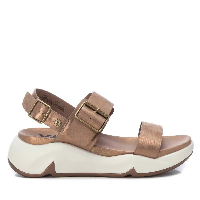 Women's Thong Sandals with a Beaded Design in Multicolor for a Beachy AestheticWomen's Wedge Sandals In Bronze Women's Thong Sandals with a Beaded Design in Multicolor for a Beachy AestheticWomen's Wedge Sandals In Bronze