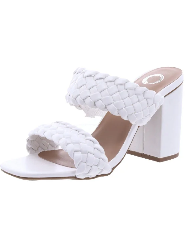 Waterproof Women's Rubber Beach Sandals with Arch Support in Blue for Water ActivitiesWomens Woven Slip-On Block Heel Waterproof Women's Rubber Beach Sandals with Arch Support in Blue for Water ActivitiesWomens Woven Slip-On Block Heel