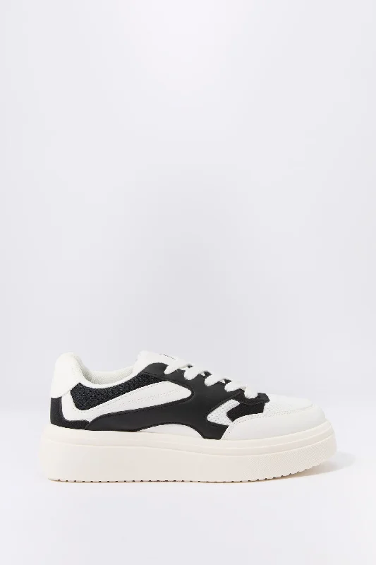 Low - Top Women's Tennis Sneakers in Bright Neon for a Pop of Color on the CourtPlatform Skater Sneaker