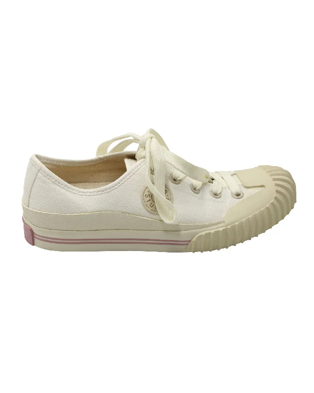 Breathable Mesh Women's Running Sneakers with Reflective Trim for Nighttime JoggingAcne Studios Brady Low Top Sneakers in Ivory Canvas Breathable Mesh Women's Running Sneakers with Reflective Trim for Nighttime JoggingAcne Studios Brady Low Top Sneakers in Ivory Canvas