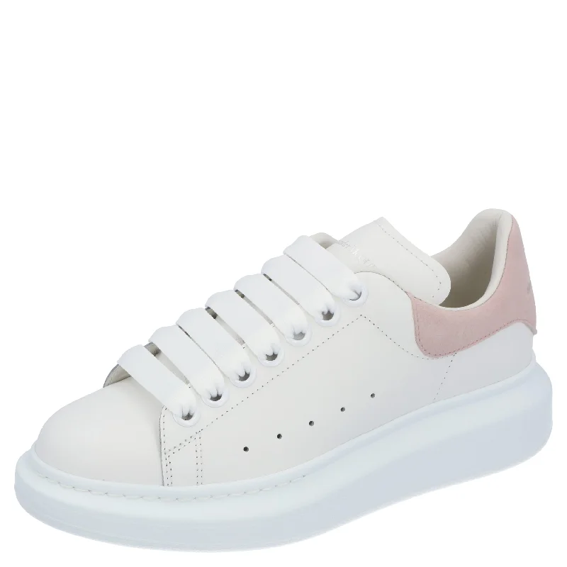 Chunky - Sole Women's Platform Sneakers in White for a Trendy Street Style LookAlexander McQueen Larry Sneaker 'White Pink' Chunky - Sole Women's Platform Sneakers in White for a Trendy Street Style LookAlexander McQueen Larry Sneaker 'White Pink'