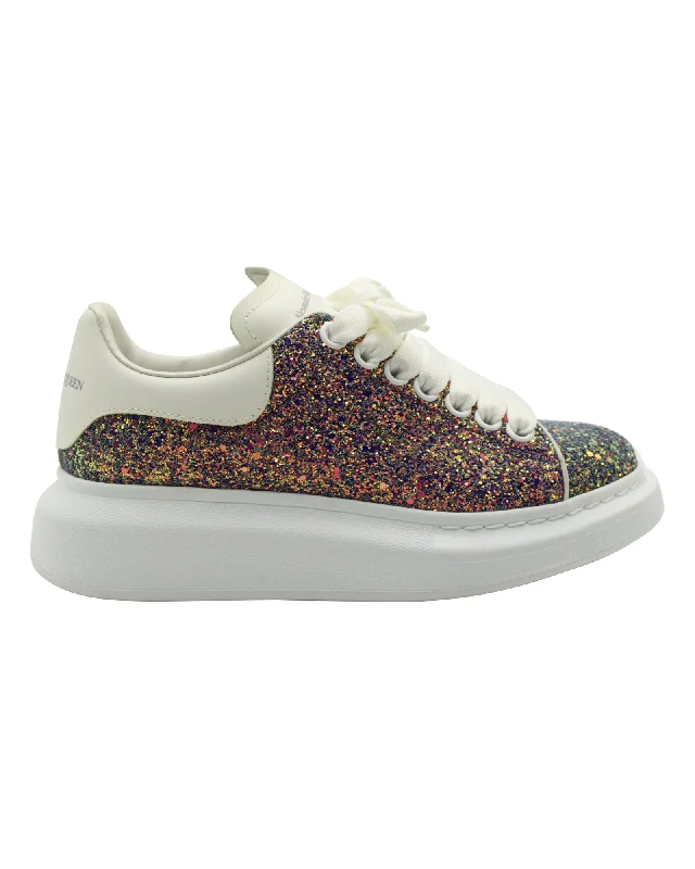 Women's Sneakers with Heel - Stabilizing Technology for Better Balance During RunningAlexander McQueen Oversized Sneakers In Multicolor Glitter Women's Sneakers with Heel - Stabilizing Technology for Better Balance During RunningAlexander McQueen Oversized Sneakers In Multicolor Glitter