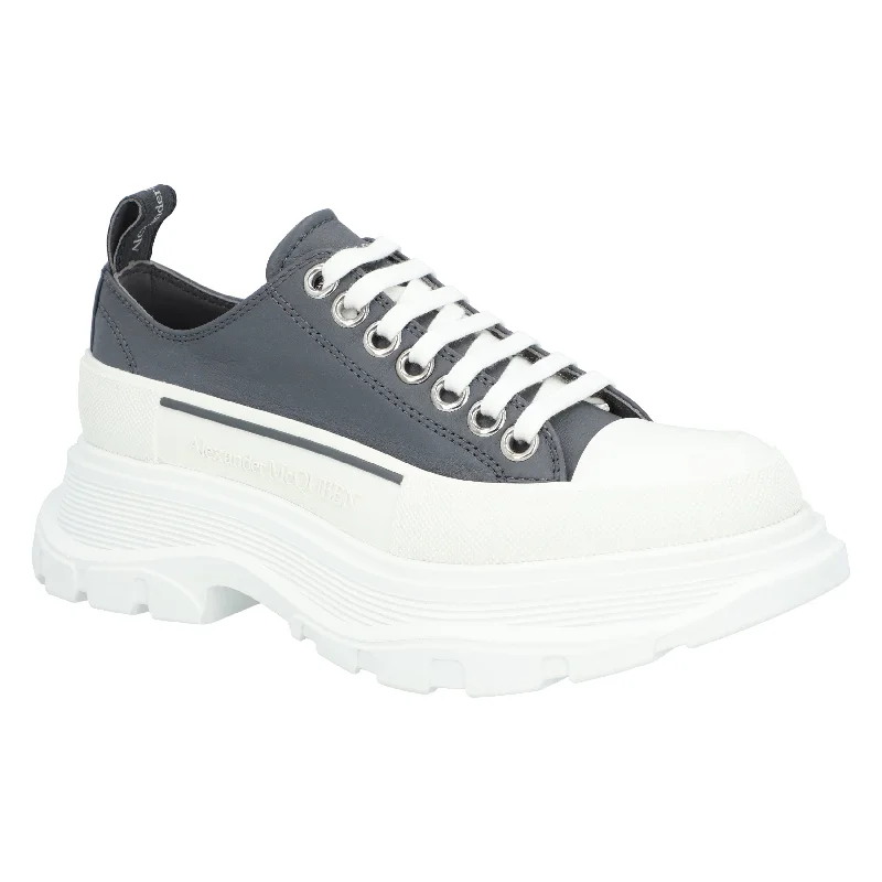 Water - Resistant Women's Hiking Sneakers with Traction Outsoles for Outdoor AdventuresAlexander McQueen Tread Sneaker 'Grey Blue'