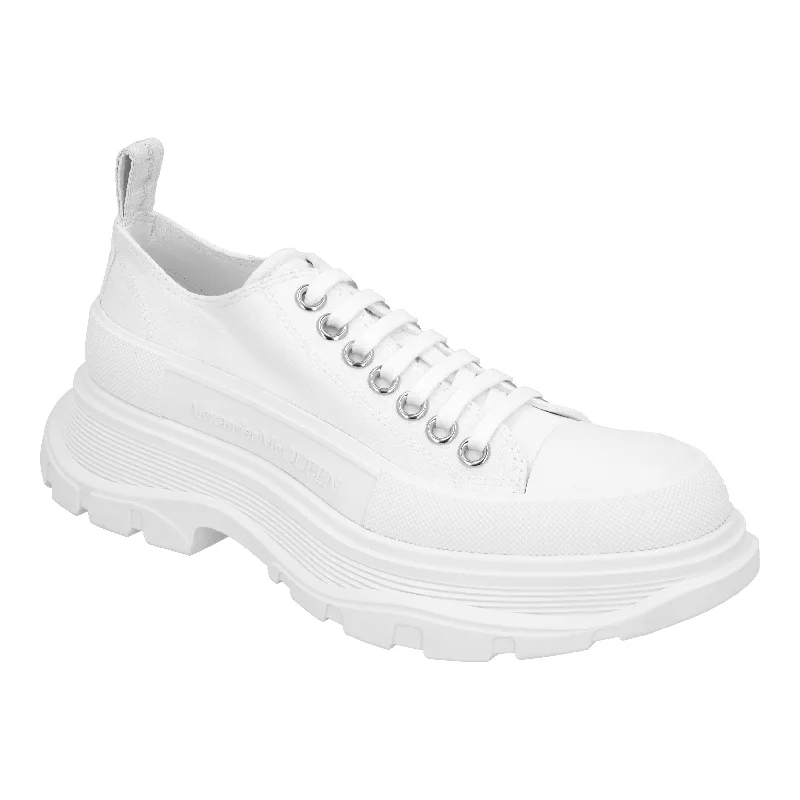 Women's Sneakers with Heel - Stabilizing Technology for Better Balance During RunningAlexander McQueen Tread Sneaker 'White'
