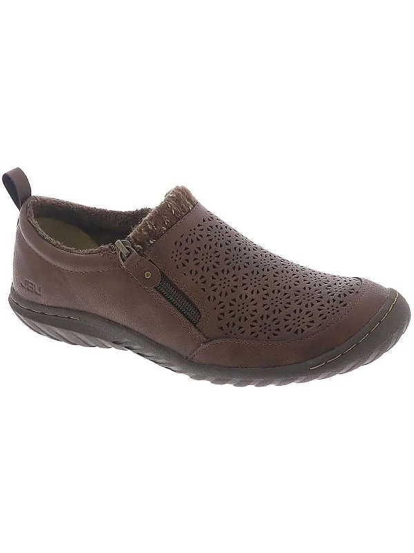 Vegan - Friendly Women's Sneakers Made from Recycled Materials for an Eco - Conscious ChoiceAmber Womens Faux Fur Slip On Slip-On Sneakers